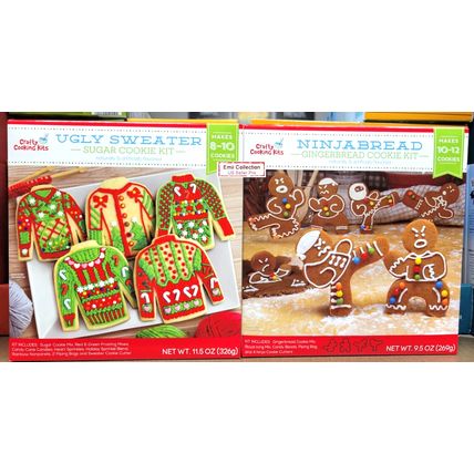 Crafty Cooking Kits Ugly Sweater Sugar & Ninjabread Gingerbread (2 Boxes)