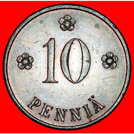 Ⰶ LION (1919-1940): FINLAND ★ 10 PENCE 1926!★LOW START★NO RESERVE