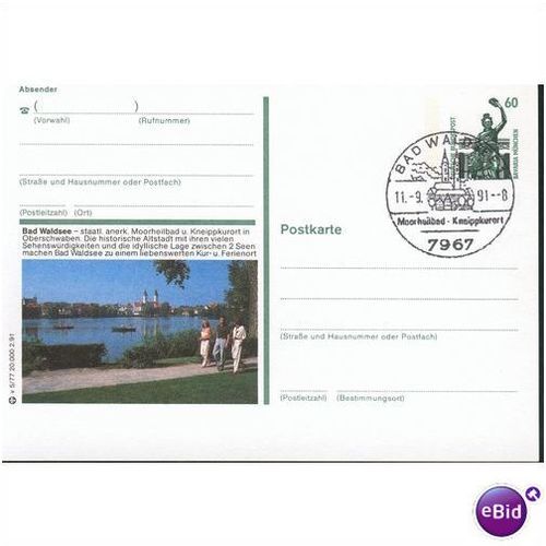 Germany postcard 1991 - Bad Waldsee