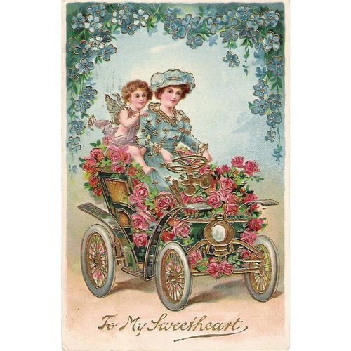 CARTE POSTALE - GAUFREE - ref 3