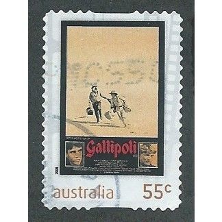 AUS 2008 55c (S/A) 'FAVOURITE FILMS -GALLIPOLI' FINE USED (EBID37-213)