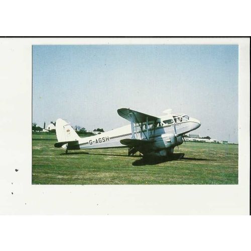 Aviation DE HAVILLAND DRAGON RAPIDE Postcard by Carter (AV.2)