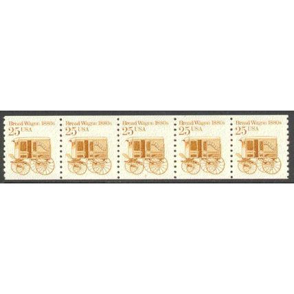 2136 25c Bread Wagon Fine MNH Dry Gum PNC 3/5 V0766