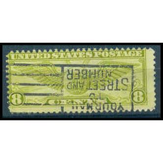 Used C17 8c Winged Globe Average WA0325