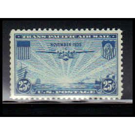 C20 25c China Clipper Fine MNH O6612