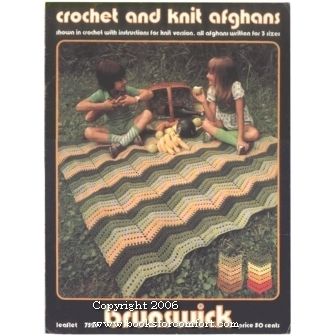 Crochet and Knit Afghans, Leaflet 7525