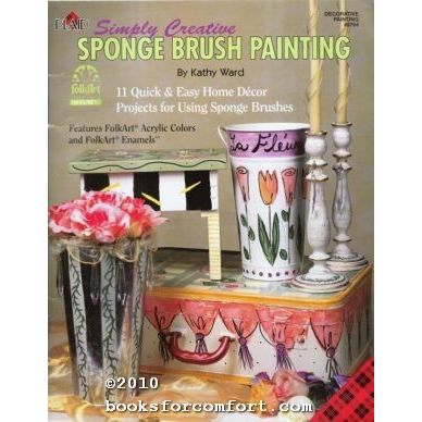 Simply Creative Sponge Brush Painting, Decorative Painting #9764