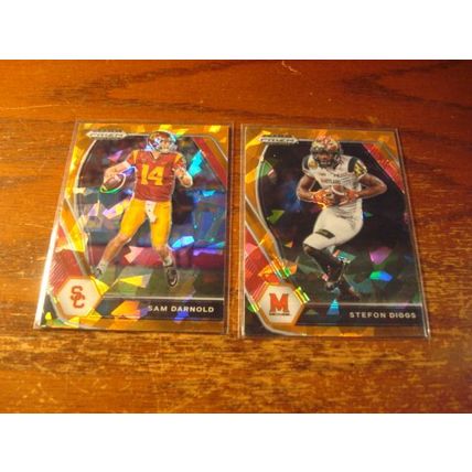 2021, Prizm Draft Picks, 4-Cards ,Orange Cracked Ice Prizm, MINSHEW/DARNOLD