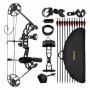 Vevor Compound Bow Archery Right Hand Arrow Set 70 Lbs 320 fps Hunting Shooting