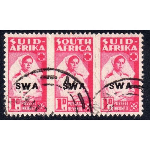 SWA Sg124 1d Carmine-Red (T) fine used unit (G82)
