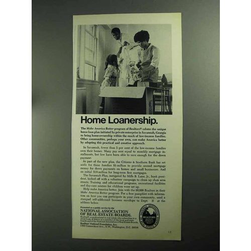 1968 National Association of Real Estate Boards Ad