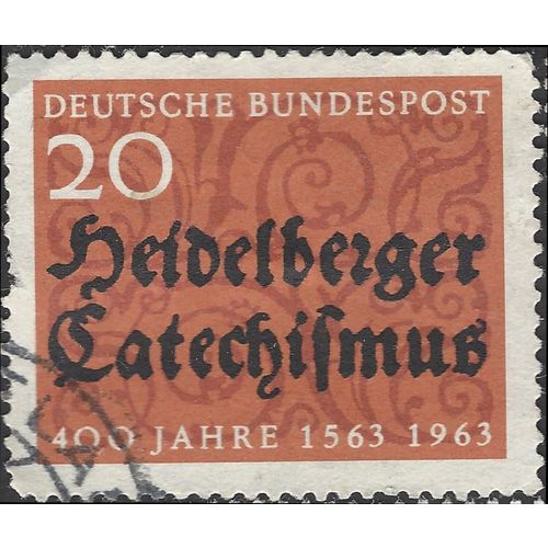 GERMANY, Heidelburg Catchism, brown 1963, 20pf, #2