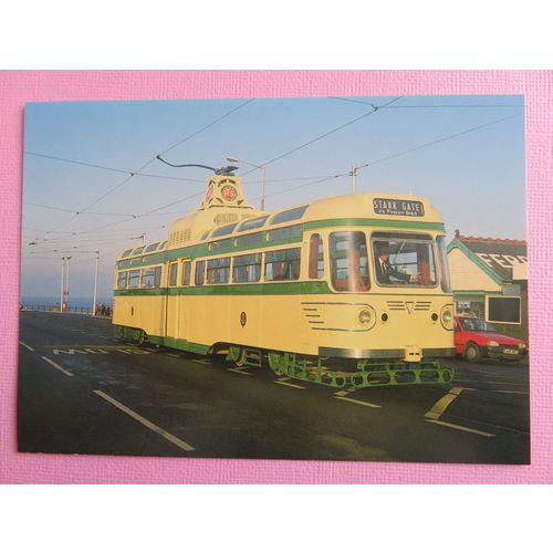 Blackpool Tram, Coronation 660, Lancashire, Postcard #20