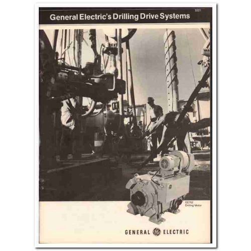 General Electric 1983 Vintage Catalog Oil Drilling Drive System Motors