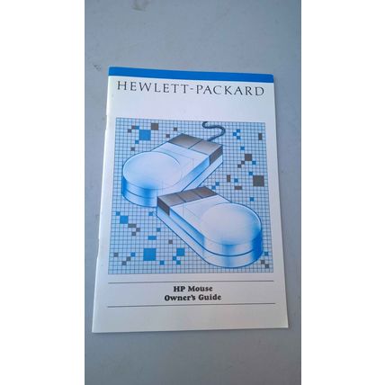 Hewlett Packard HP Mouse Owner's Guide 46960-90016 Manual RARE