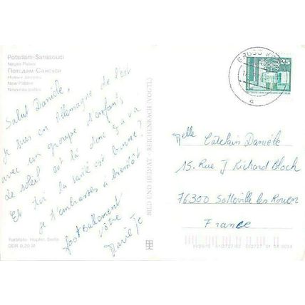 Potsdam Sanssouci Neues Palais Germany Postcard posted VGC