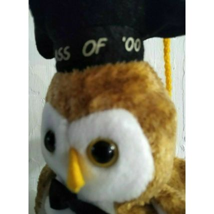 Ty Beanie Babies Graduation Owls Series (1998 - 2001) Lot of 4