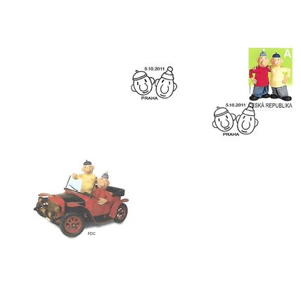 Czech Republic Mi 700 FDC: Pat and Mat