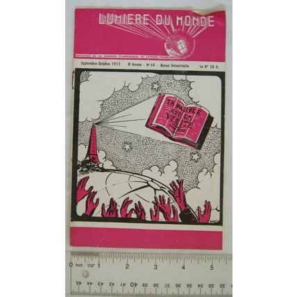 1955 Lumière du monde No. 44, Messager de la Jeunesse Évangelique Française