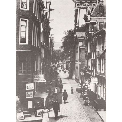 Zandstraat Kloveniersburgwal Gezien Amsterdam in 1896 Postcard
