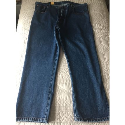 Aztec Blue Jeans - Waist 44" Leg 31" W44 L29 - 31L ~ Zip Fly 100% cotton + Tags