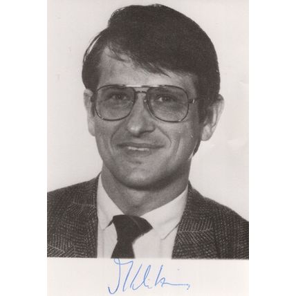 Klaus Von Klitzing German Physicist Nobel Prize Hand Signed Photo