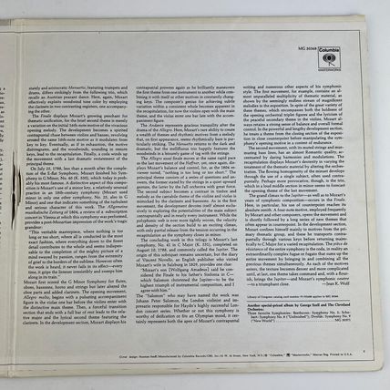 Szell Conducts Mozart Vinyl LP Record Album MG-30368