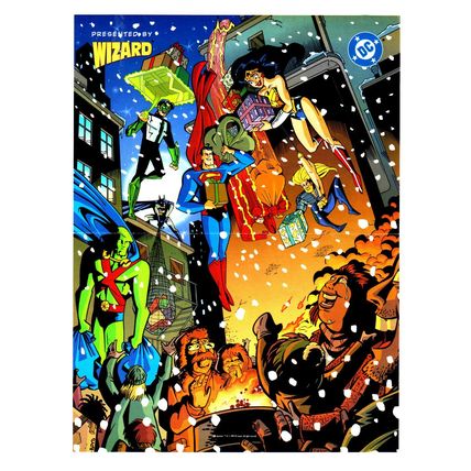 Comic Poster: DC Animated Superheroes - DC 1997 - 9 3/4" x 13 1/8"