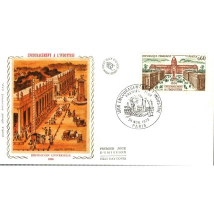 1973 Exposition Universelle 1806, Paris Postmark, French, FDC