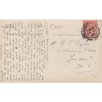 PC16954 Oval. Cliftonville. Valentines series. 1920