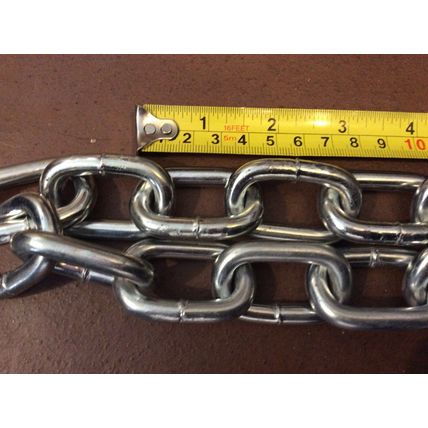 Strong 8mm x 5 m Length HEAVY DUTY Welded Steel Chain Security Lock