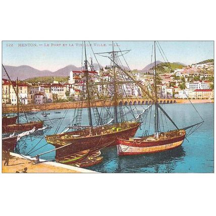 06 - MENTON - LE PORT ET LA VIEILLE VILLE