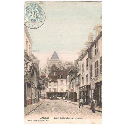 60 - Beauvais - la rue de la manufacture nationale