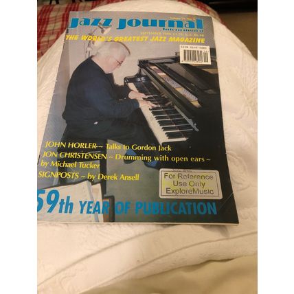 JAZZ JOURNAL INTERNATIONAL - SEPTEMBER 2006 - JOHN HORLER
