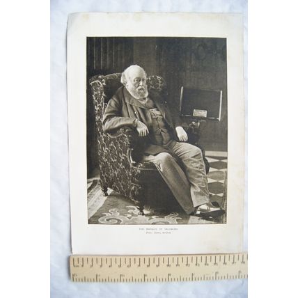 Vintage: photo illustration - The Marquis of Salisbury