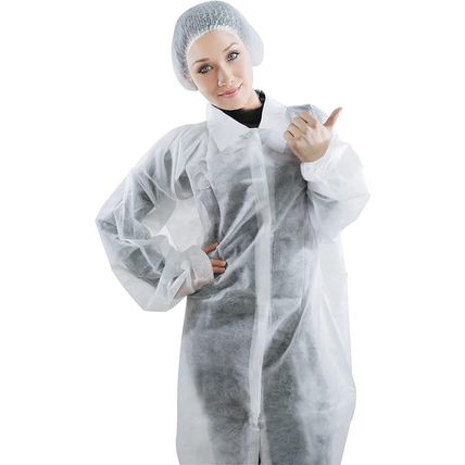 Pack of 500 Blue Polyethylene Aprons 28" x 46". Disposable Unisex Aprons 2 Mi...