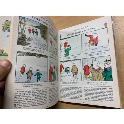 1976 RUPERT BEAR ANNUAL UK VINTAGE HARDBACK BOOK (P3) ref:emma