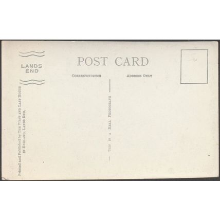 Sea Gulls, Land's End, Cornwall, c.1940s - First and Last House RP Postcard