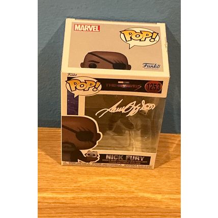 Funko Pop! Nick Fury #1253 Facsimile Laser Autographed Figure (Box & Protector)