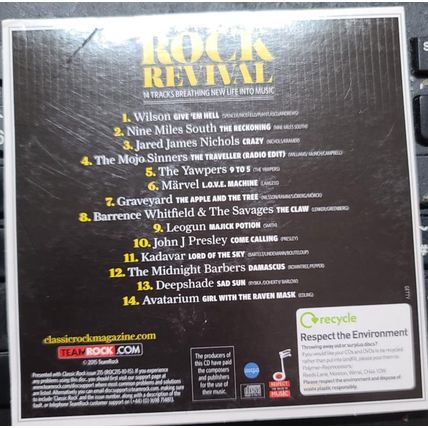 Rock Revival CD Promo Classic Rock Magazine 14 Tracks Album