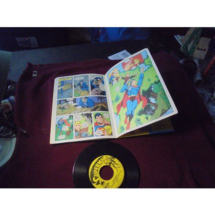 SUPERMAN: MAN FROM KRYPTON Book & Record Set! VF/NM-! 1978!! $35.00 Shipped!