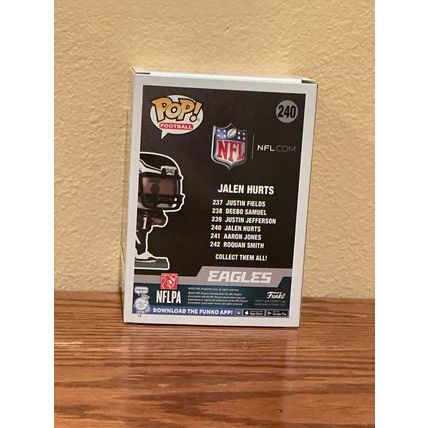 Funko Pop! NFL - Jalen Hurts #240 Facsimile Laser Autographed (Box & Protector)