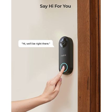REOLINK Video Doorbell Poe Camera – 2K IP Security Camera Outdoor with Chime V2,