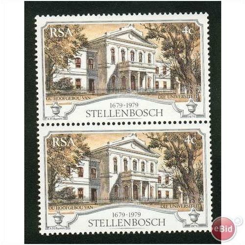 South Africa 1979 - SG 471 - 4c Stellenbosch 1679-1979 x2 MNH