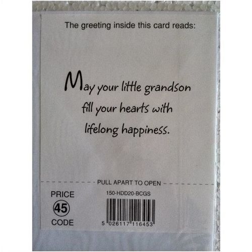 On The Birth Of Your Grandson