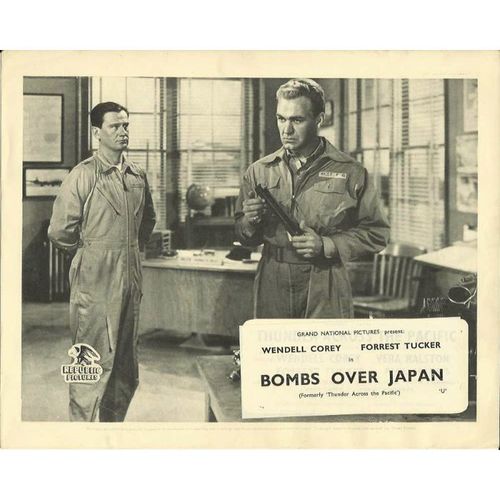 BOMBS OVER JAPAN Wendell Corey, Forest Tucker, Vera Ralston FOH Stills Set (8)