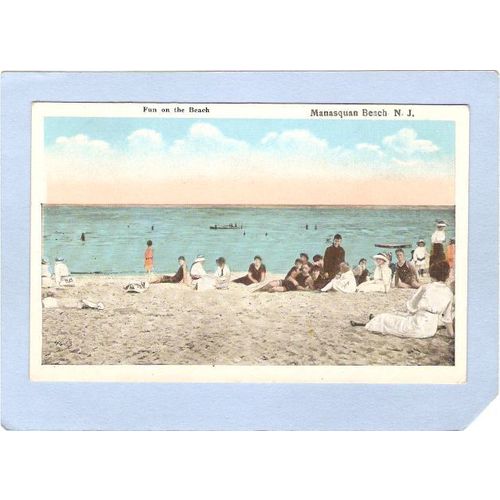 New Jersey Manasquan Beach Fun On The Beach~1574