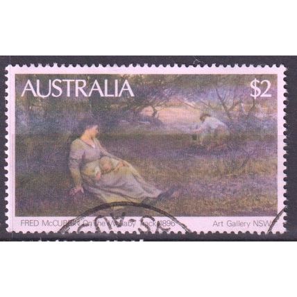 AUSTRALIA 1981 On the Wallaby Track Fred McCubbin Painting History Art Culture