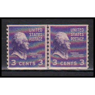 842 3c Thomas Jefferson Very Fine MNH CLP PA0056