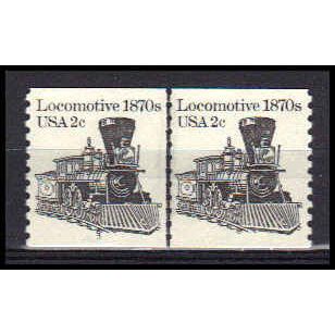 1897A 2c Locomotive Very Fine MNH Dry Gum CNP Left 3 PA0285